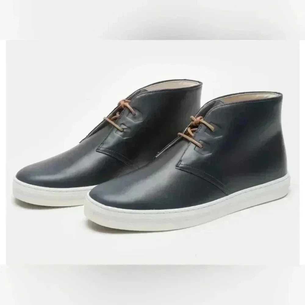 NWT SOREL Caribou Mod Chukka Mens Navy Boots Size 11.5